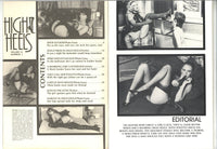 High Heels V12#1 Gorgeous Leggy Females 1981 Vintage Erotic Magazine 60pgs Eros Goldstripe Pub. M31920