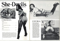She Devils V4#4 Rene Bond, Geneva Lombardi 1977 Beautiful Satanic Women 64pgs Eros Goldstripe Publ. M37180