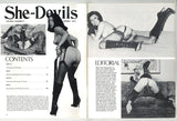 She Devils V4#4 Rene Bond, Geneva Lombardi 1977 Beautiful Satanic Women 64pgs Eros Goldstripe Publ. M37180