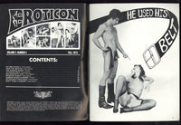 Eroticon V3#4 Submissive Women, Dominant Men 1973 Paddle Spanking Fetish 72pgs Eros Goldstripe M31931