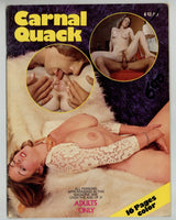 Carnal Quack V1#1 Doctor Physician Tracy O'Neil, Jon Martin 1978 Pictorial Magazine 48pgs Golden State News Publ. M36739