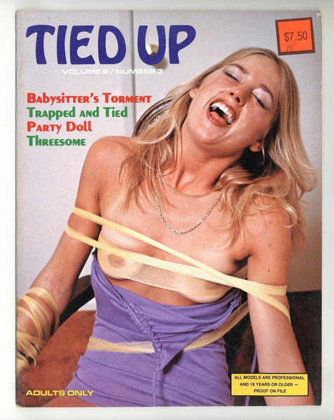 Tied Up V2#3 Vintage Bondage Smut 1980 Illustrated BDSM Pulp 48pgs LDL Publ. M35843