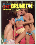 Two Studs For A Hot Brunette V1#1 Double Penetration 1990 Anal DP Sex 32pgs Gourmet Editions Magazine M31964