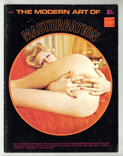 Modern Art Of Masturbation V1#1 Self Release Technics 1970 Highly Erotic Pictorial 48pg Marquis Publishing M31977