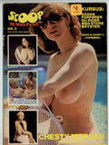 Scoop Magazine V1#3 Candy Samples, Uschi Digart, Hannah Viek, Chesty Morgan 1980 Nude Big Boob Female Pinups 64pg Forlaget Playhouse M31979