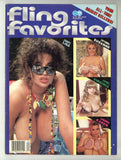 Fling Favorites V1#20 Christy Canyon, Toni Anthony, Trinity Loren 1990 Nude Pinup Magazine 68pgs Relim Publishing M31999