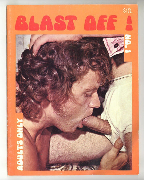 Blast Off V1#1 Explicit Gay Literature w/ Photos 1974 Homosexual Erotica, Pulp Fiction Stories 48pgs RM Prod, North Hollywood M32026