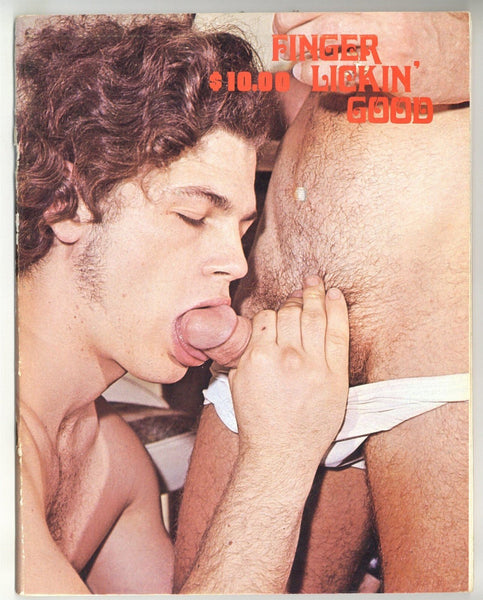 Finger Lickin Good V1#1 Violent Gay Subculture Pulp 1970 Homo Bad Boys, Gay Erotic Smut 48pgs Acme Publ. SF M32033