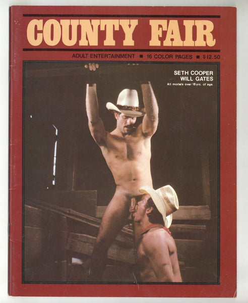 County Fair V1#1 Seth Cooper, Will Gates 1979 Gay Cowboy Erotica 48pgs Marquis Publ. M35914