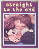 Straight To The End V1#1 Gay Sex Pictorial Novel 1976 Big Dick Battles 48pg Classic Publ. M32040