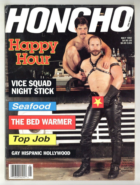 Honcho 1992 Vintage Gay Leathermen Magazine 100pgs Modernismo Publications M32044