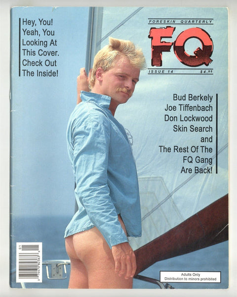 FQ Foreskin Quarterly 1993 Bud Berkely, Joe Tiffenbach, Don Lockwood 64pgs Gay Pinup Magazine M32080