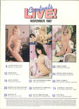 Live! Magazine 1987 Blondi Bee, Porsche Lynn, Taija Rae 100pgs Adult Film Stars, Live Periodicals M32096