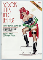 Boots Heels & Leather #1 Eric Stanton, Gene Bilbrew, Elmer Batters 1979 Stilettos Femdom 60pgs Eros Goldstripe L123