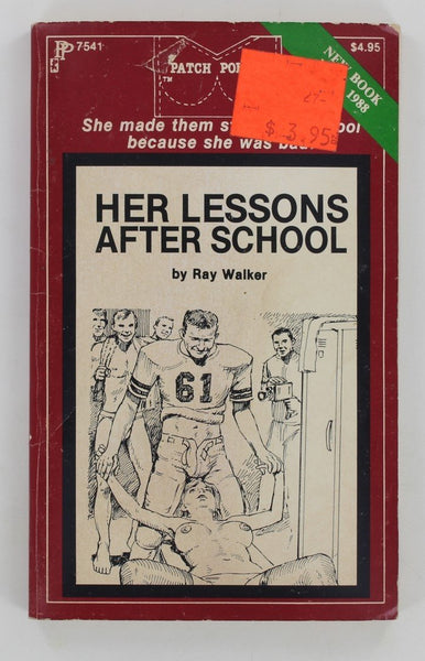 Her Lessons After School by Ray Walker 1988 Greenleaf Classics PP7541 Milf Professor Gang Bang 152pgs Pulp Fiction Novel PB485