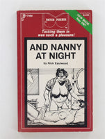 And Nanny At Night by Nick Eastwood 1987 Greenleaf Classic PP7464 Patch Pokets 150pgs Pulp Fiction Novel PB586