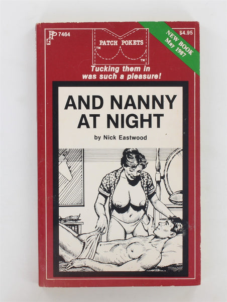 And Nanny At Night by Nick Eastwood 1987 Greenleaf Classic PP7464 Patch Pokets 150pgs Pulp Fiction Novel PB586