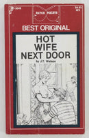 Hot Wife Next Door by J.T. Watson 1978 Greenleaf Classics PP8048 Patch Pokets 149pgs Cuckold Hubby Sleazy Pulp Smut PB609