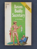 Bosom Buddy Secretary by Tom Allison 1986 Greenleaf Classics PR3291 Private Reader Series 148pgs Pulp Fiction Pocket Novel PB637