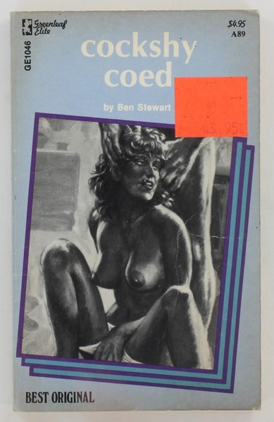Cockshy Coed by Ben Stewart 1975 Greenleaf Classics GE1046 Greenleaf Elite 157pgs Erotic Sleaze Pulp PB641