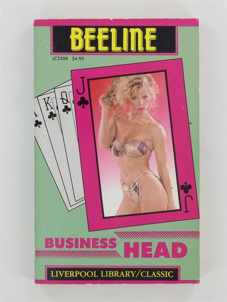 Business Head by Paul Peters 1989 Beeline Liverpool International LC-2508 Office Politics Sexual Pulp Fiction 182pgs Pocket Novel PB645