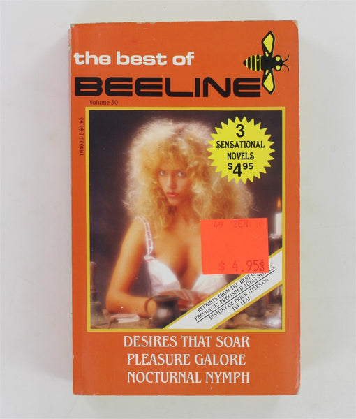 Desires That Soar, Pleasure Galore, Nocturnal Nymph 1985 Beeline Books DN-4029 Triple Novels 180pgs Pulp Fiction PB653