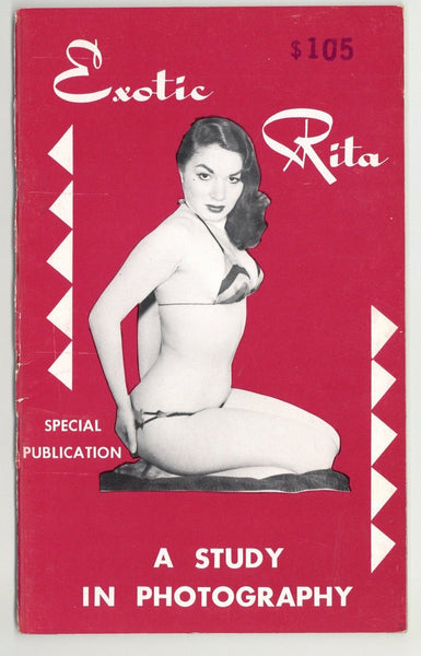 Exotic Rita 1958 Art Photography 36pg Pearlite Enterprises Pinup Magazine M32248