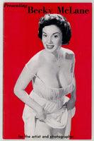 Presenting Becky McLane 1950 Risque Female Pinups 36pgs Cleo Publishing Pinup Magazine M32550