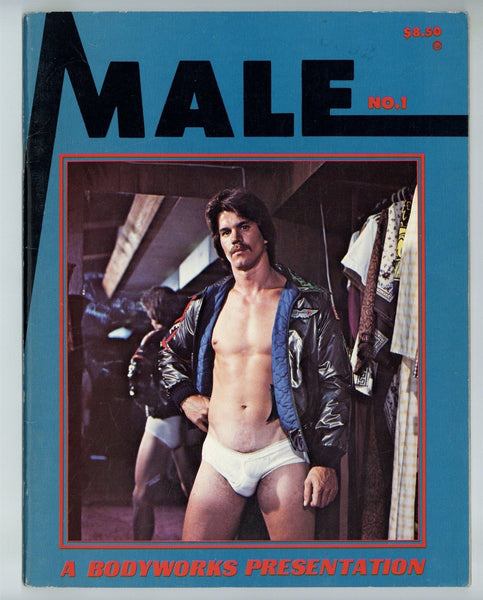 Male V1#1 Brad Dillon 1978 Gay Physique Pinup Magazine 52pgs Bodyworks Publishing, Hollywood M32699