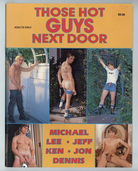 Those Hot Guys Next Door V1#1 Jock Athletes Magazine 1980 Vintage Homo-Erotica 48pgs Star Distributors, NYC M32718