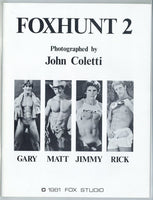 Foxhunt 2 V1#1 Gary Binder, Matt Hollander, Jimmy Metz, Rick Sykes 1981 Gay Magazine 48pgs Fox Studios, Venice Ca M32731