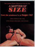 A Matter Of Size V1#1 Lance Chisholm, Mike Ryan, Steve Krause 1983 Gay Leather Film Magazine 32pgs SRI Prod. M32736