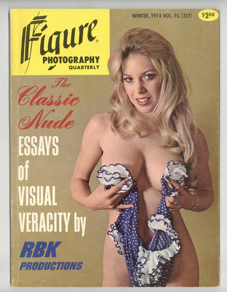 Figure Photography Quarterly 1974 RBK Productions Female Art 72pgs Pinup Magazine M32793