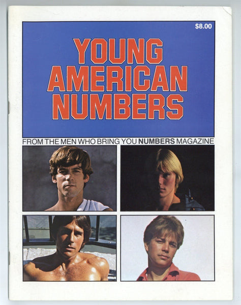 American Numbers V1#1 Roy Marshall 1978 Four Solo Jocks 48pgs Vintage Gay "Numbers Magazine" M32336