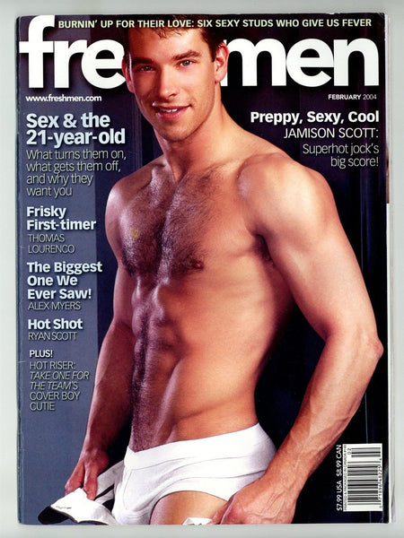 Freshmen 2004 Jamison Scott, Alex Meyers, Ryan Scott, Thomas Lourenco 82pgs Specialty Pub Gay Magazine M33181