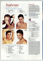 Freshmen 2001 Ty Parks, Jeremy Jordan, Nick Steele 74pgs Specialty Pub Gay Pinup Magazine M33184