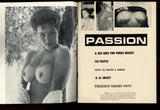 Passion V4#1 Joan Pierce, Barbara Beecher 1964 Risque Pinup Magazine 72pgs Ceasar Publishers NYC M33359