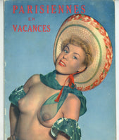Parisiennes En Vacances V1 #1 Post War French Nude Female Pinups 1950 Photographic Art Magazine 24pgs Paris, FR L199