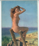 Parisiennes En Vacances V1 #1 Post War French Nude Female Pinups 1950 Photographic Art Magazine 24pgs Paris, FR L199