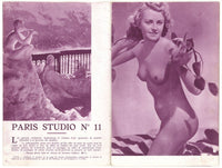Paris Studio #11 French Art Deco Nude Pinups Magazine 1930 Jazz Era Flapper Girls 24pgs AS Editions Paris, Fr M33473