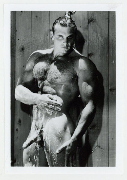 John Pruitt Lathered Up Colt Studio Original 1988 Jim French 5x7 Gay Beefcake Photo J13602