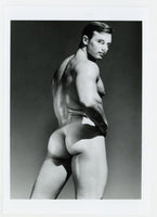 John Pruitt Confident Stare Colt Studio Original 1988 Jim French 5x7 Gay Beefcake Photo J13599