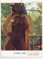Players Calendar 1976 Pam Grier, African American Nude Female Pinups, Blaxploitation Erotica, Players Publishing M36954