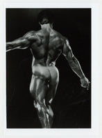 Tanned Muscular Physique Rear View Colt Studio Model Original 1985 Jim French 5x7 Gay Beefcake Photo J13701