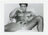 Sexy Smoldering Stare Hunk Colt Studio Model Original 1985 Jim French 5x7 Gay Beefcake Photo J13705