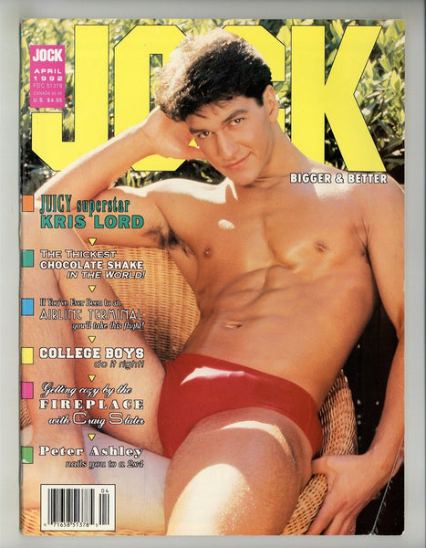 Jock 1992 Kris Lord, Chance Caldwell, Craig Slater 84p Gay Pinup Magazine M34227