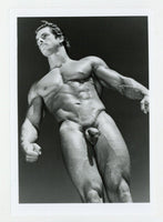 Cal Sinclair Colt Studio Toned Smooth Physique Moustache 1980 Jim French 5x7 Gay Beefcake Photo J13805