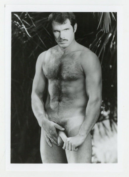 Hairy Beefcake Hunk Tan Lines Erect Colt Studio Original 1988 Jim French 5x7 Gay Physique Photo J13817