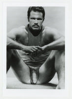 Hairy Teddy Bear Beefcake Hunk Colt Studio Original 1988 Jim French 5x7 Gay Physique Photo J13818