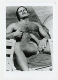 Hairy Colt Studio Sunbathing Beefcake Original 1988 Jim French 5x7 Gay Physique Photo J13822